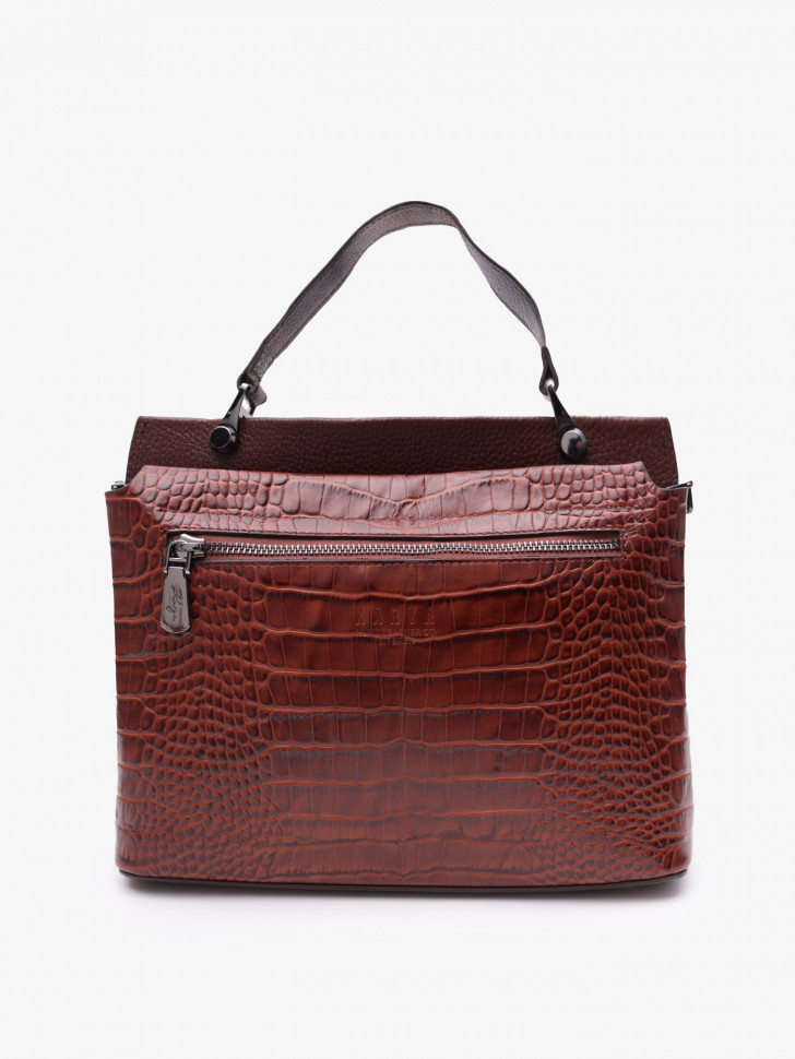 Сумка женская Karya 2427 коричневый крокодил