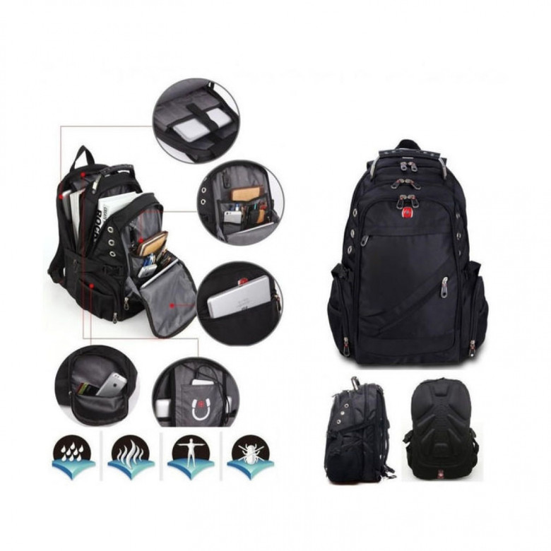 Рюкзак швейцарский Tiger Knife 8810 cерый Рюкзак швейцарский Tiger Knife 8810 cерый