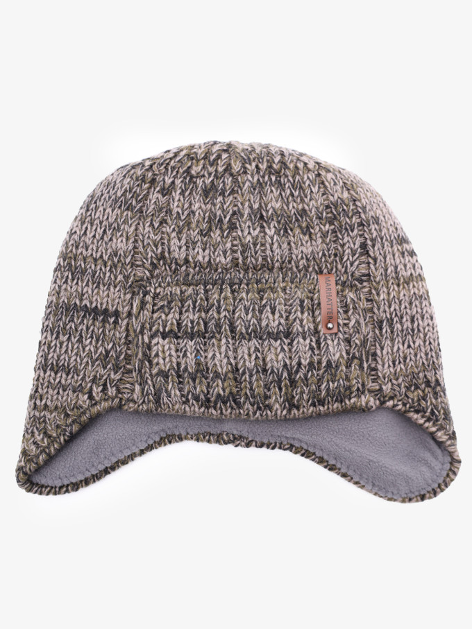 Шапка-ушанка мужская 11461 MARHATTER хаки Шапка-ушанка мужская 11461 MARHATTER хаки