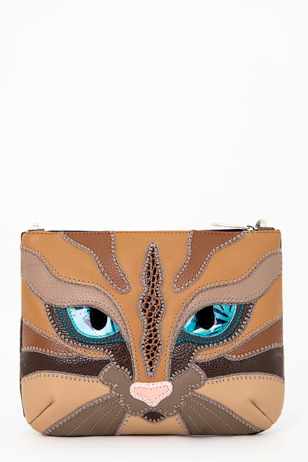 Сумка Protege Д.С.-261-192 "Кот №50" коричневая