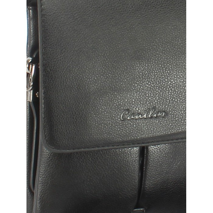 Мужская сумка-планшет из экокожи Cantlor L3012S-5 чёрная