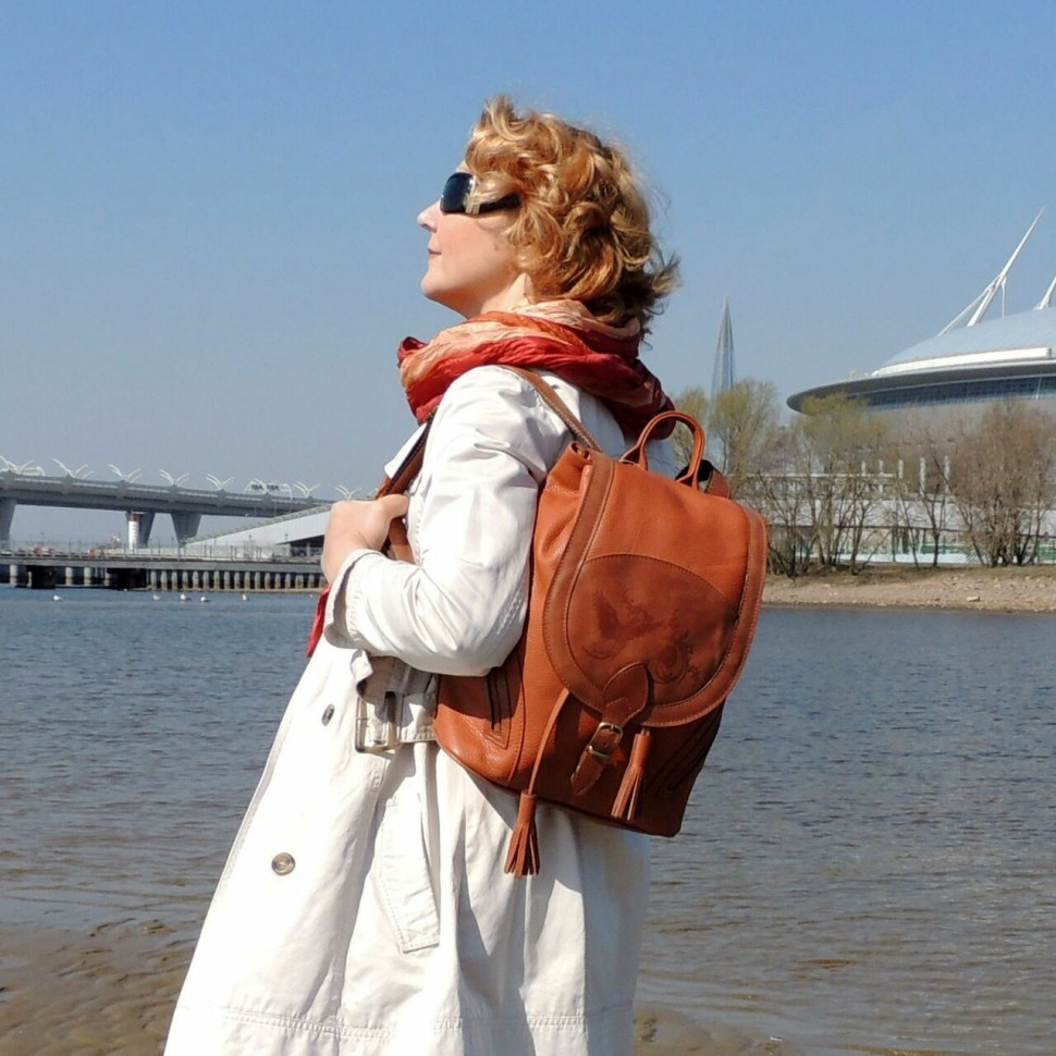 Рюкзак женский Natalia Kalinovskaya, Р50-102 кирпич флотер