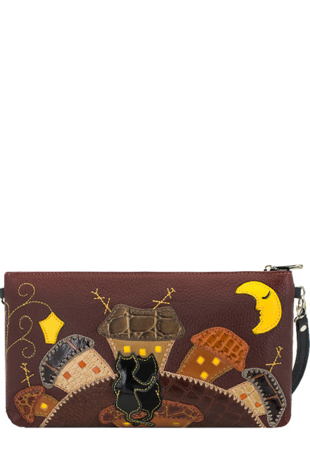 Сумка женская Protege, ДС-251-46, "Город №4 ночь" чёрная Сумка женская Protege, ДС-251-46, "Город №4 ночь" чёрная