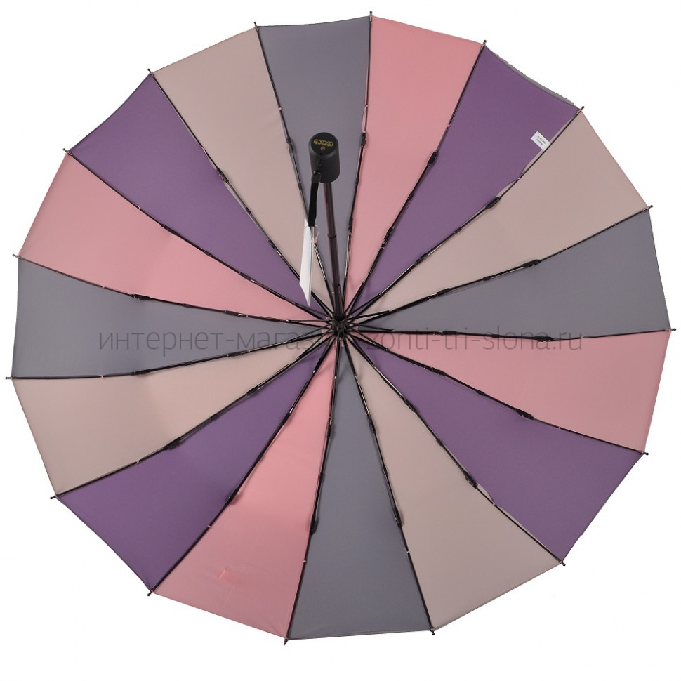 Зонт женский Три Слона 3160 розовый радуга