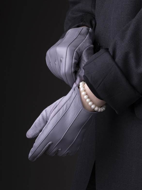 Перчатки женские HAVVS 6026 серые Перчатки женские HAVVS 6026 серые