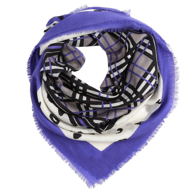 Платок LEO VENTONI GR20F1-8 фиолетовый Платок LEO VENTONI GR20F1-8 фиолетовый