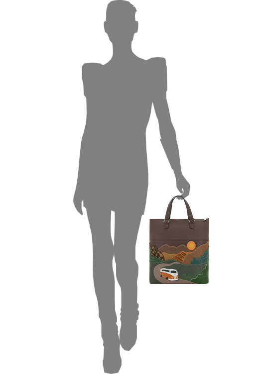 Сумка-рюкзак женская Protege, ДС-506-282 Автомобиль №3 синий флотер