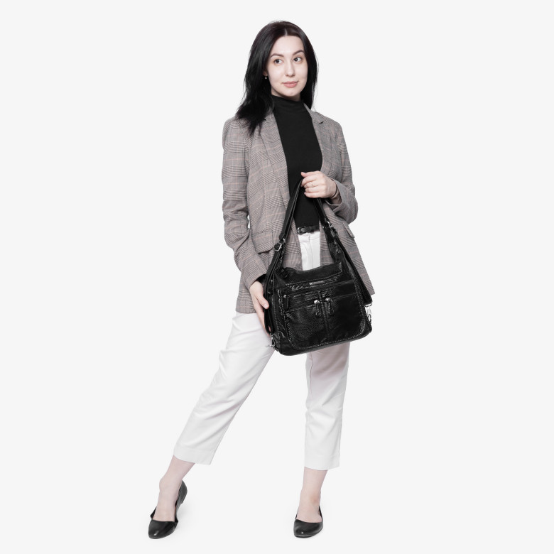 Сумка-рюкзак Runyi, А803 черная