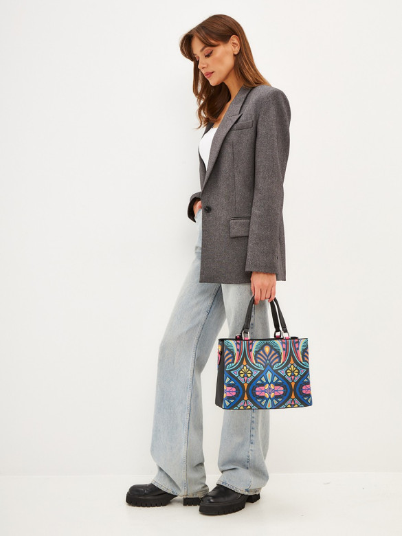 Сумка Curanni, 2520 Cu орнаменто черная Сумка Curanni, 2520 Cu орнаменто черная