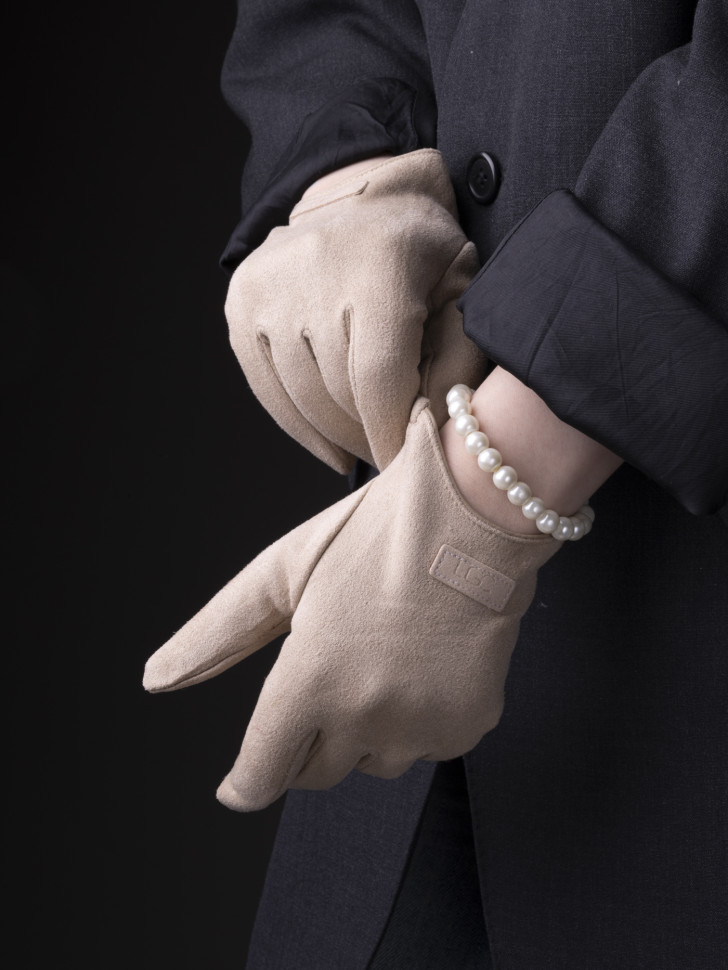 Перчатки женские Baggins 6026-1 бежевые