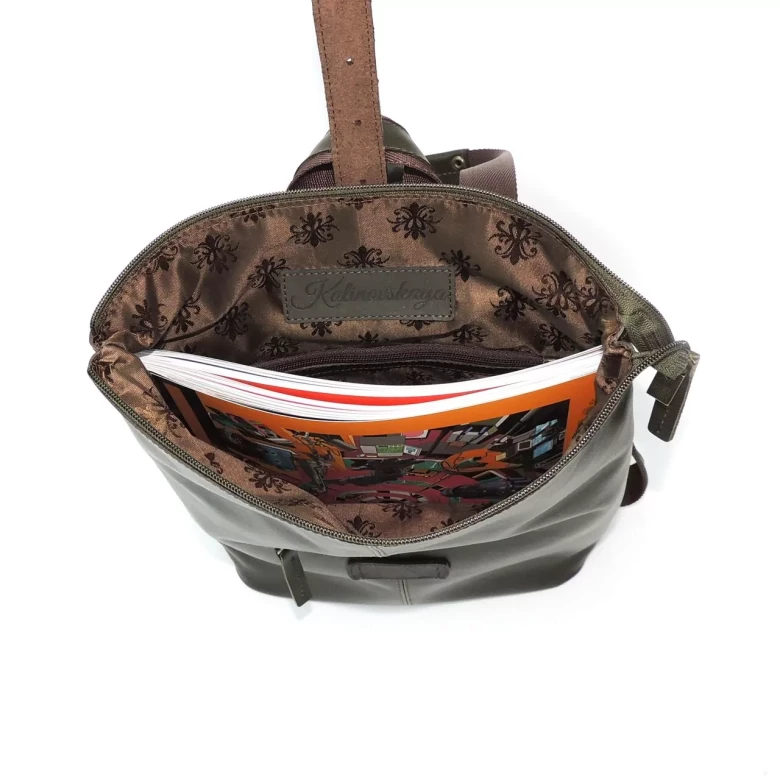 Сумка-рюкзак Kalinovskaya СР-34.732 олива