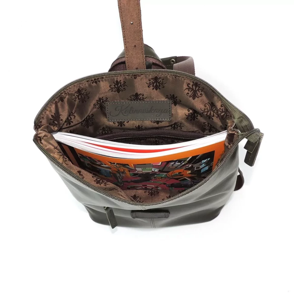 Сумка-рюкзак Kalinovskaya СР-34.732 олива