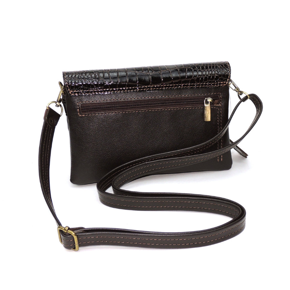 Коричневая женская кожаная сумка Natalia Kalinovskaya «Кора»