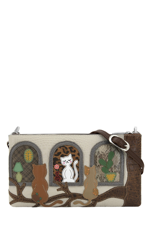 Сумка женская Protege, ДС-251-70 "Кот №43" мокко Сумка женская Protege, ДС-251-70 "Кот №43" мокко