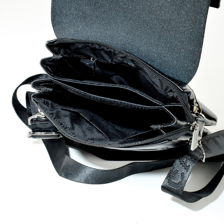 Мужская сумка-планшет из экокожи Cantlor L871M-5 чёрная Мужская сумка-планшет из экокожи Cantlor L871M-5 чёрная