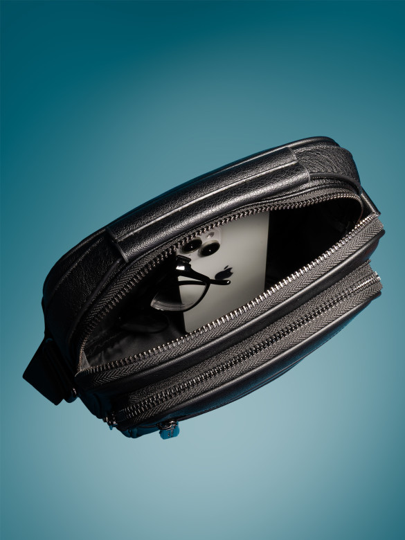 Сумка мужская JIN, 5186 черная Сумка мужская JIN, 5186 черная