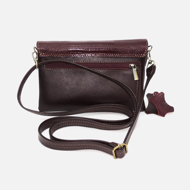 Сумка женская Kalinovskaya, 74р.982 бордовая рептилия