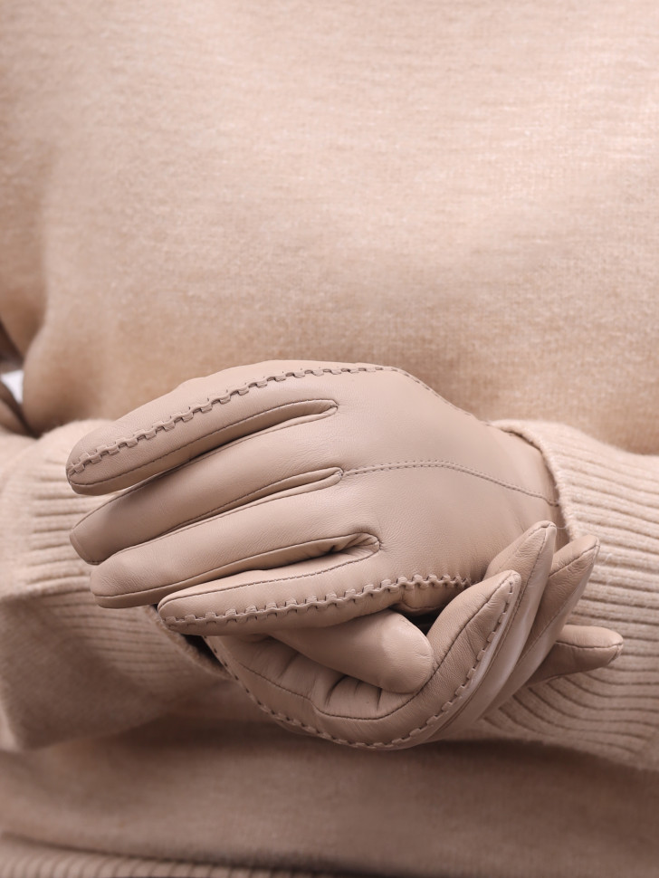 Перчатки женские GsG (3.2) 222171 светло-бежевые