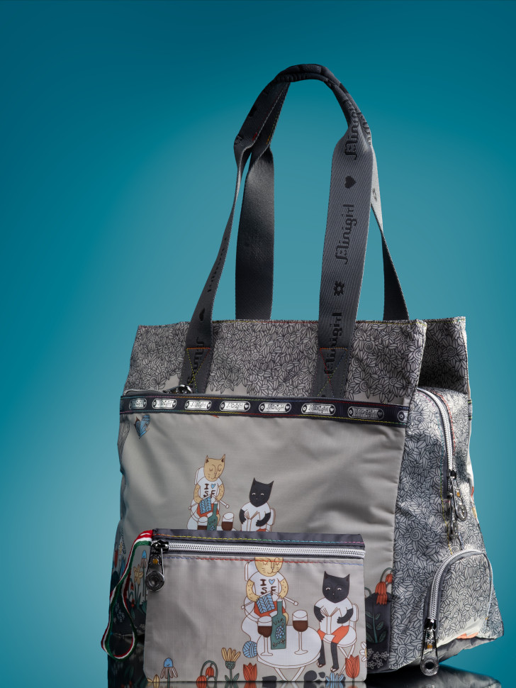 Сумка женская сумка Minigirl 8166 коты