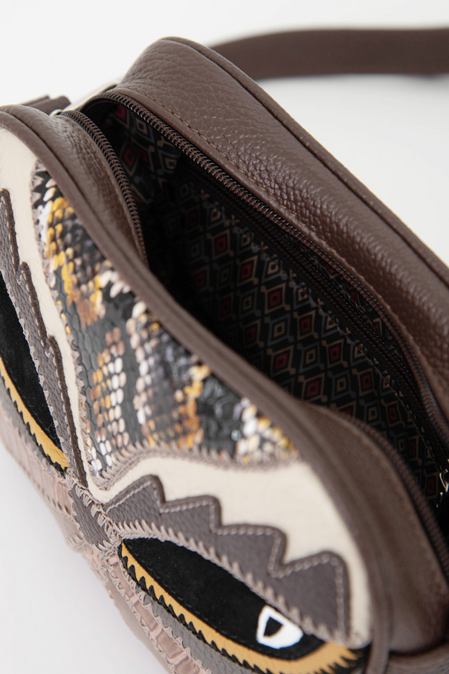 Сумка женская Protege, ДС-340-251 Тартан №1 чёрная