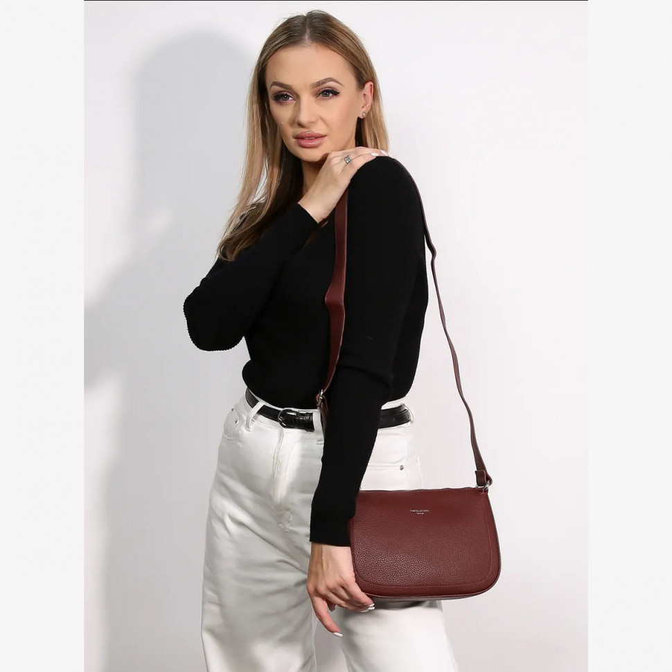 Сумка David Jones 6708B bordeaux
