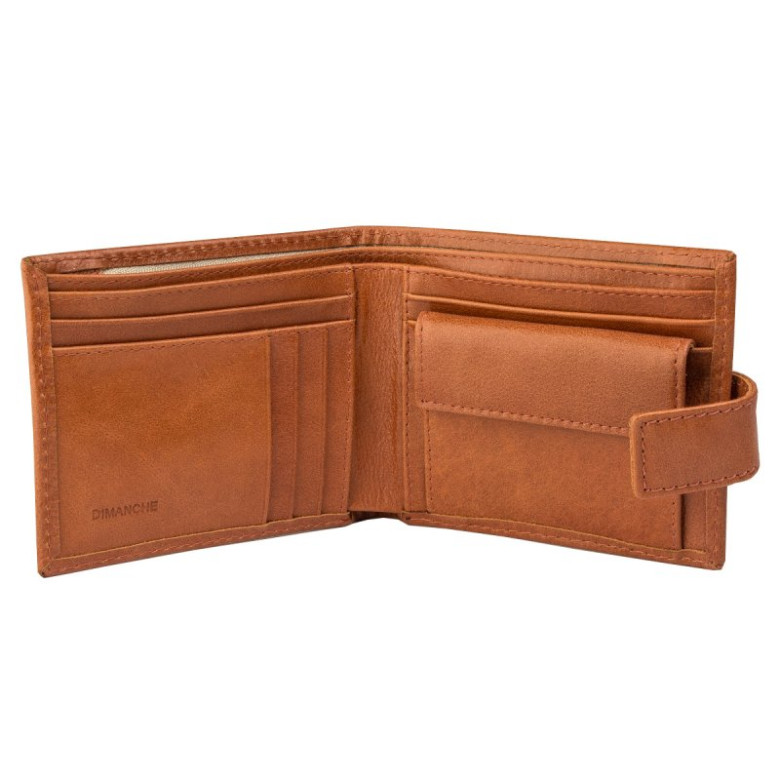 Мужское портмоне Dimanche Camel 174/К, натуральная кожа Мужское портмоне Dimanche Camel 174/К, натуральная кожа