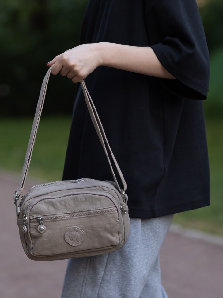 Сумка женская Bobo 8207 тёмно-бежевая