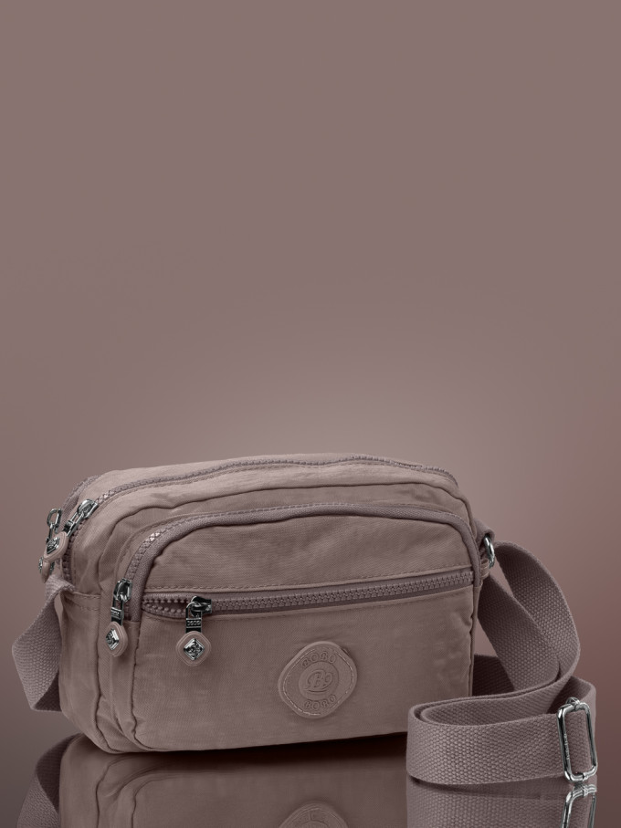 Сумка женская Bobo 8207 тёмно-бежевая Сумка женская Bobo 8207 тёмно-бежевая