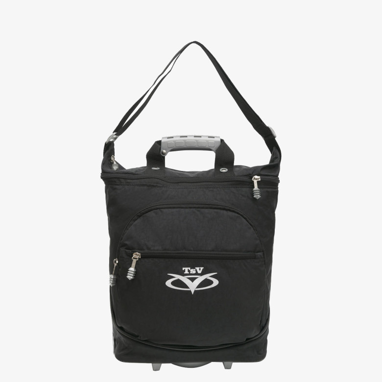 Сумка-трансформер дорожная хозяйственная на 2 колёсах TsV 526.22 чёрная Сумка-трансформер дорожная хозяйственная на 2 колёсах TsV 526.22 чёрная
