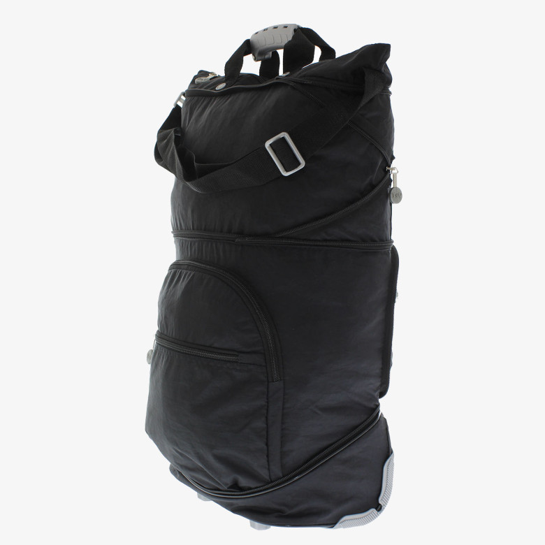 Сумка-трансформер дорожная хозяйственная на 2 колёсах TsV 526.22 чёрная Сумка-трансформер дорожная хозяйственная на 2 колёсах TsV 526.22 чёрная