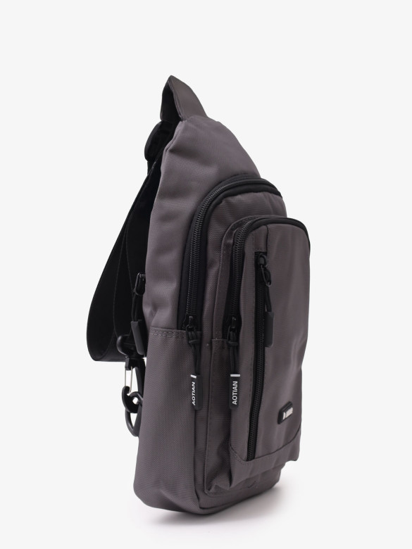 Рюкзак на одно плечо An 65364 серый