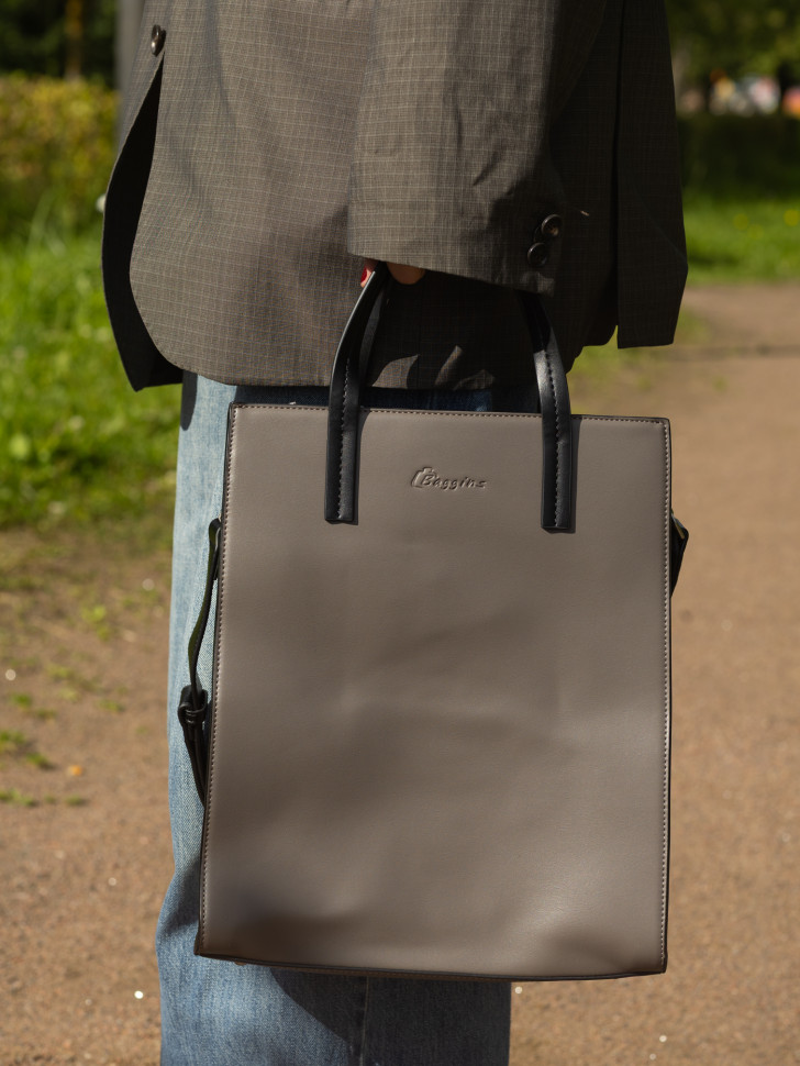 Сумка женская Baggins 58222 gray (4196-4001)