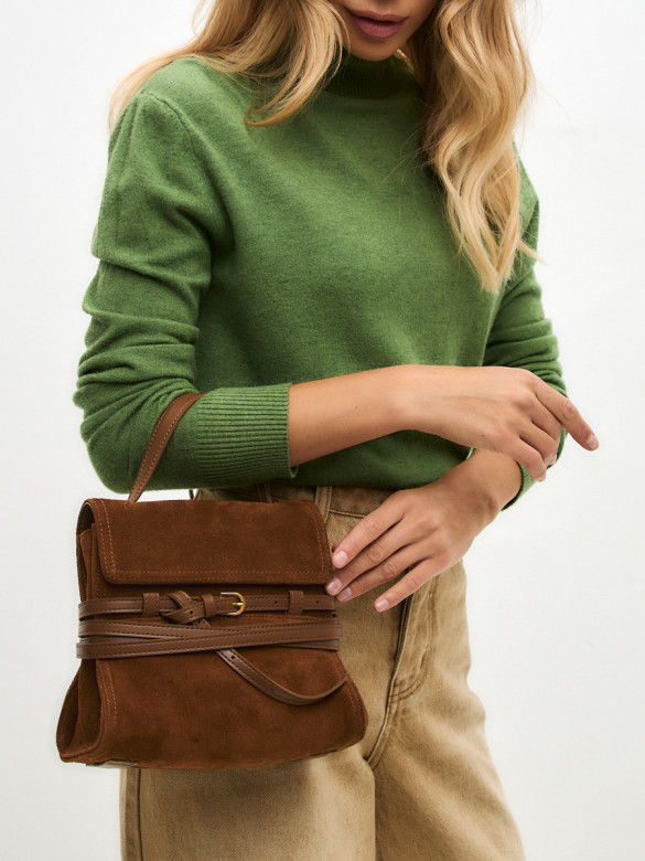 Сумка Lamagio 68920 замша рыжая Сумка Lamagio 68920 замша рыжая