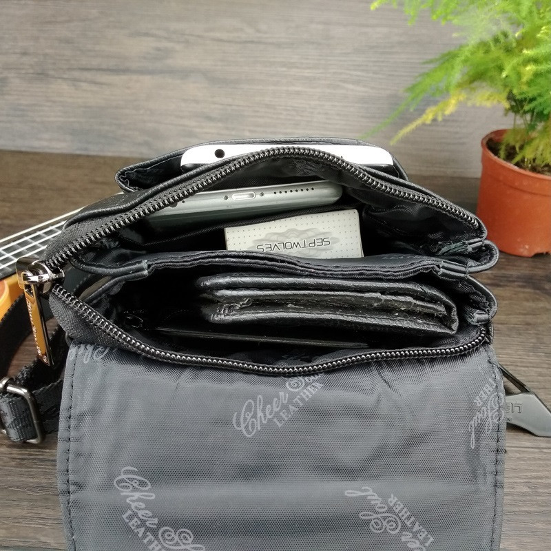 Сумка мужская Cheer Soul 2261 коричневая