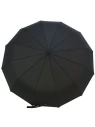 Зонт мужской Popular 2600-MN 12 спиц чёрный, полный автомат, ручка крюк пластик Зонт мужской Popular 2600-MN 12 спиц чёрный, полный автомат, ручка крюк пластик