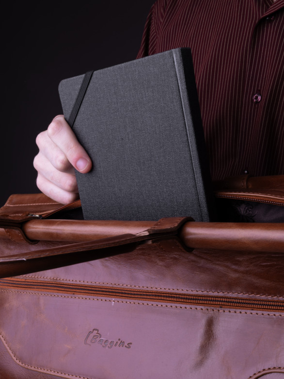 Сумка дорожная Baggins 1077 рыжая пулл-ап