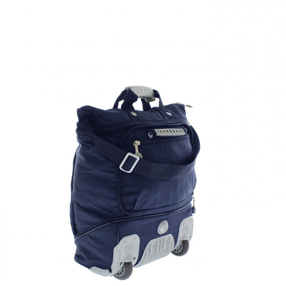 Сумка-трансформер дорожная хозяйственная на 2 колёсах TsV 526.22 синяя