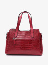 Сумка женская Karya 2390 красный крокодил флотер Сумка женская Karya 2390 красный крокодил флотер
