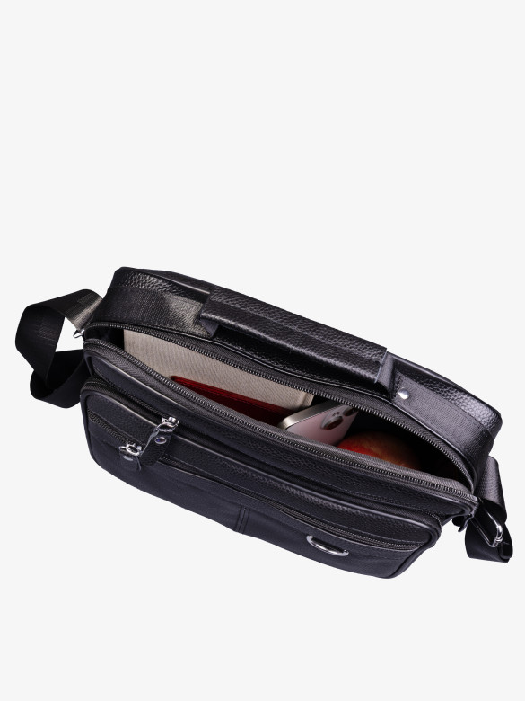 Сумка мужская Baggins 8719 черная Сумка мужская Baggins 8719 черная