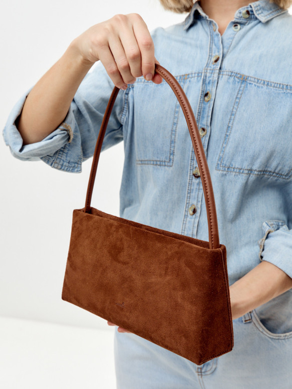 Сумка Lamagio 723 замша рыжая Сумка Lamagio 723 замша рыжая