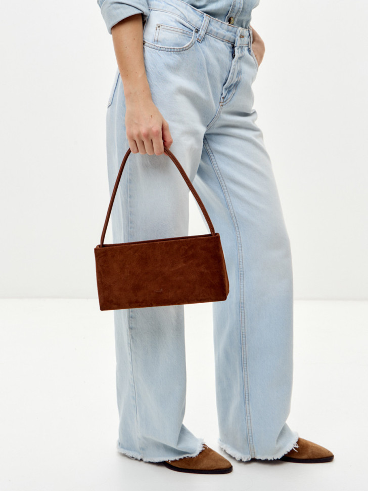 Сумка Lamagio 723 замша рыжая Сумка Lamagio 723 замша рыжая