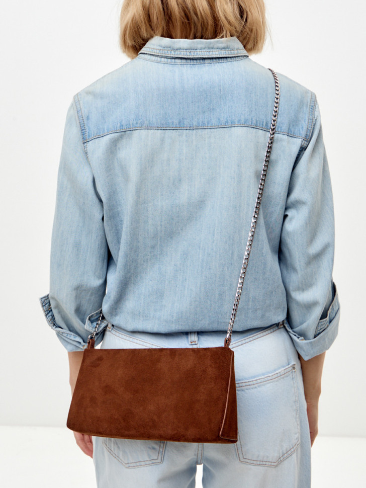 Сумка Lamagio 723 замша рыжая Сумка Lamagio 723 замша рыжая