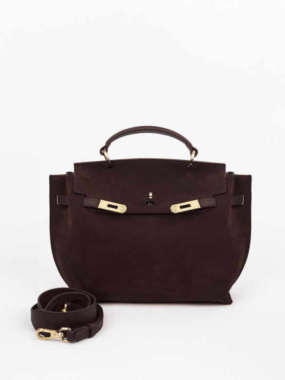 Сумка Curanni 9402 замша коричневая Сумка Curanni 9402 замша коричневая