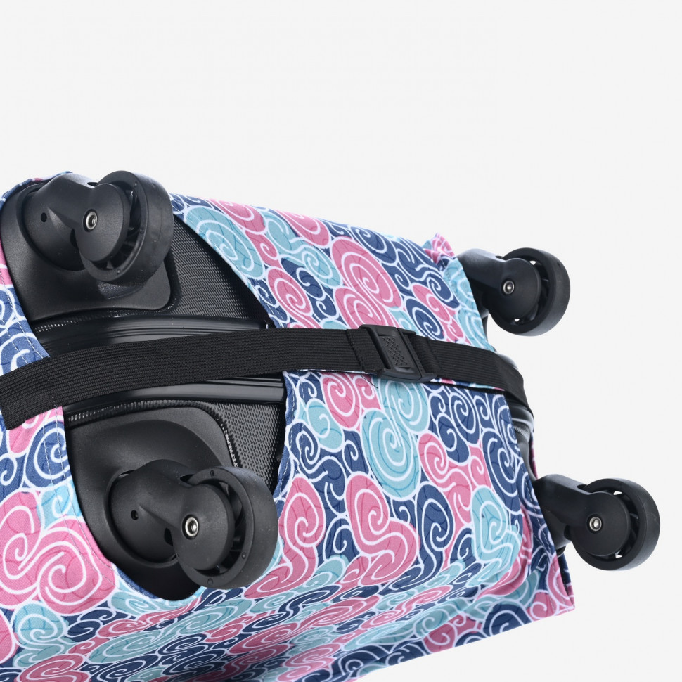 Чехол для чемодана Восьмерки размер S цветной