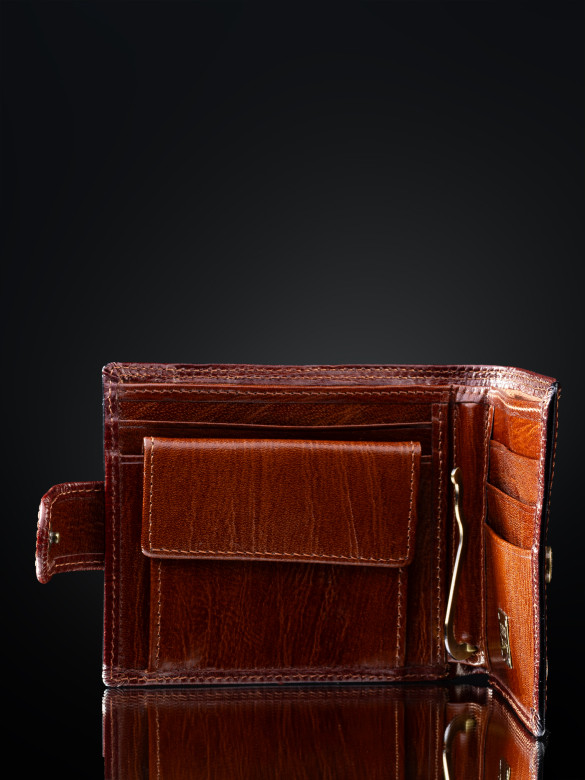 Портмоне мужское Cosset F14-327-089b коричневое Портмоне мужское Cosset F14-327-089b коричневое