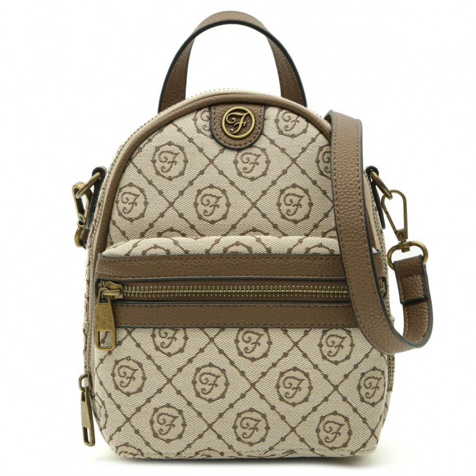 Сумка-рюкзак FABRETTI FMMW233579-12 коричневый принт