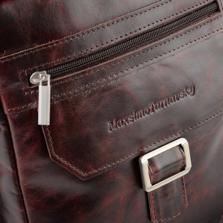 Мужская сумка-планшет Maxsimo Tarnavsky 1039 коричневый коньяк