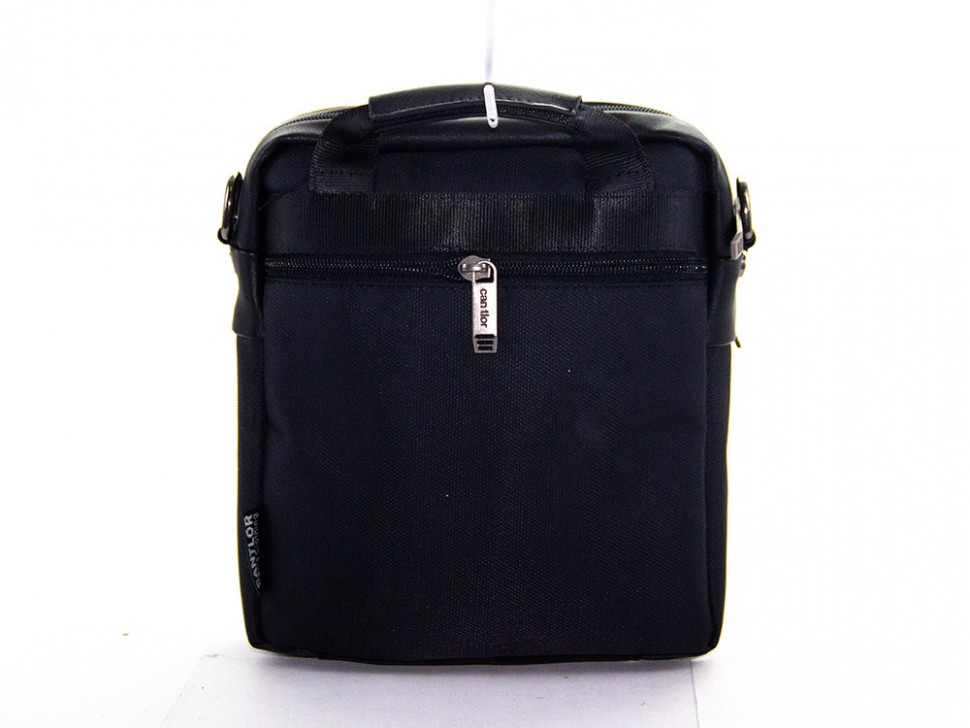 Мужская сумка-планшет из экокожи Cantlor GW104 чёрная