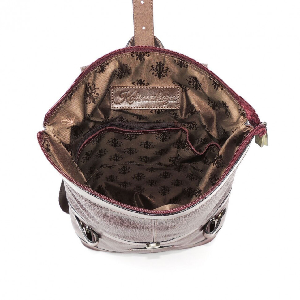 Сумка-рюкзак Natalia Kalinovskaya «Флер» СР-56.182 бордо