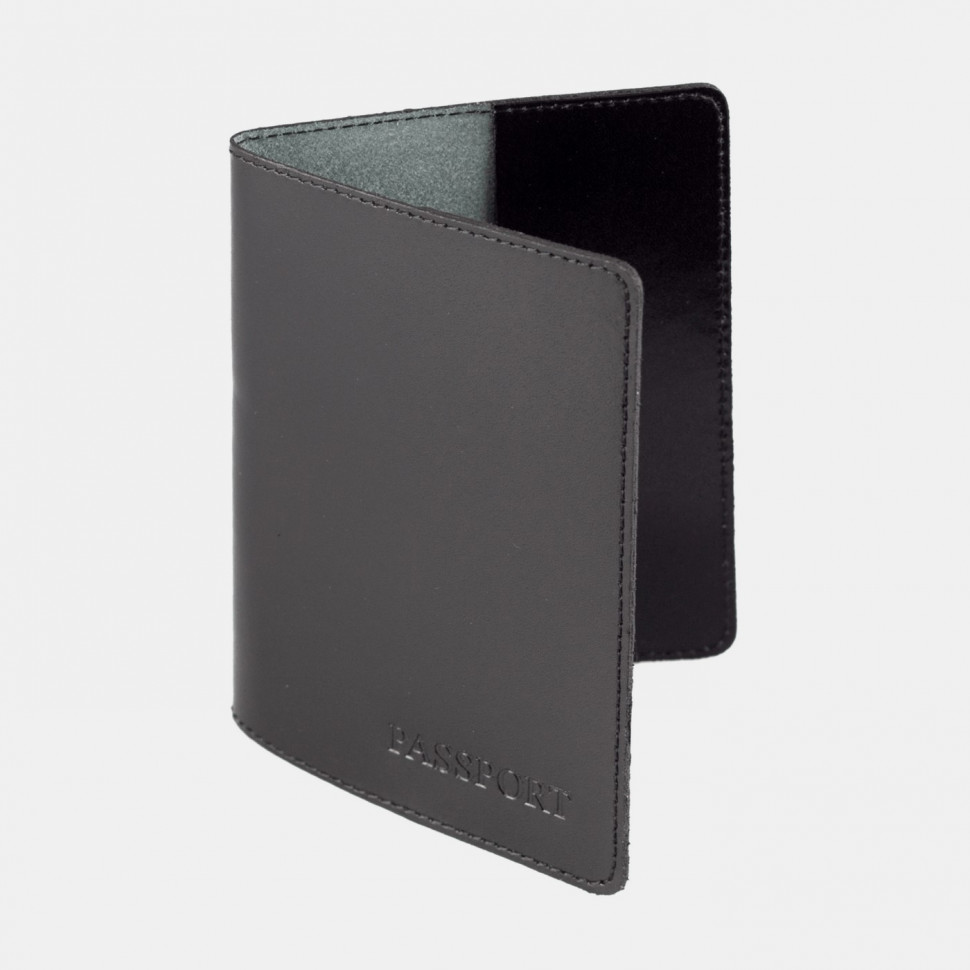 Обложка для паспорта Rossi ОП-101-1110 чёрная